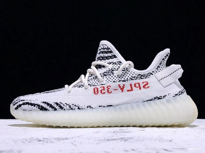 Yeezy Zebra CP9654 White Black 350 Boost V2 Adidas 0810